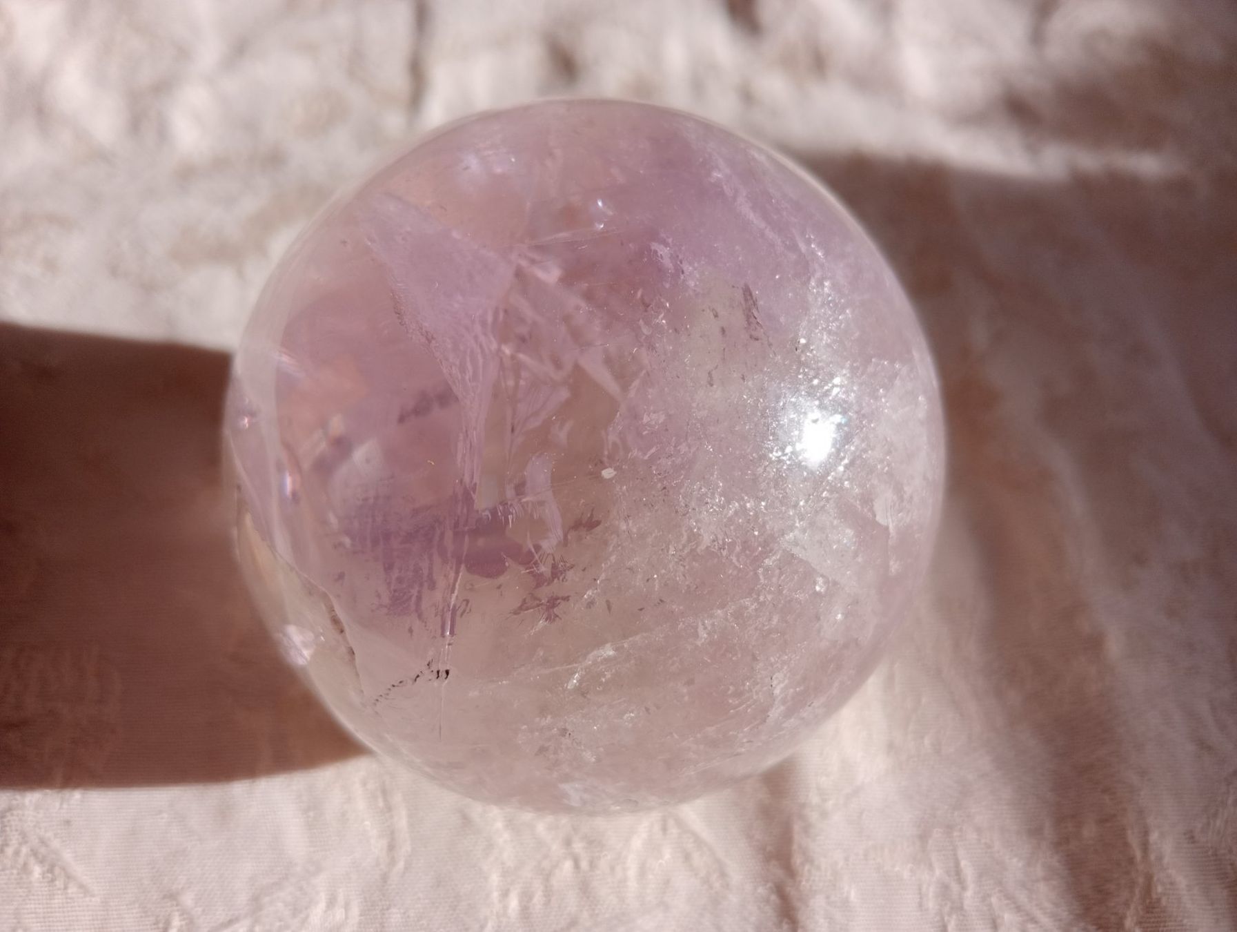 Minerali & Pietre curative: Amethystkugel Durchmesser ca. 8 cm Christallkugel – Usato da Oberdorf BL venduto da Barocki888 1