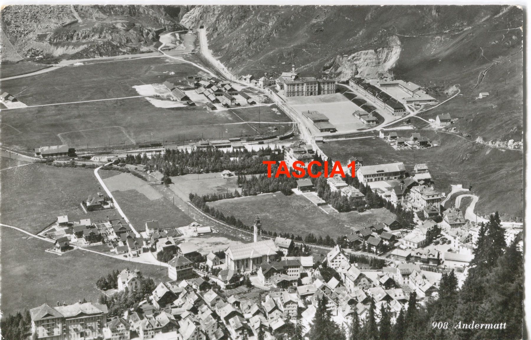 Cartoline postali: Andermatt 1962 – Usato da coglio venduto da Tascia1