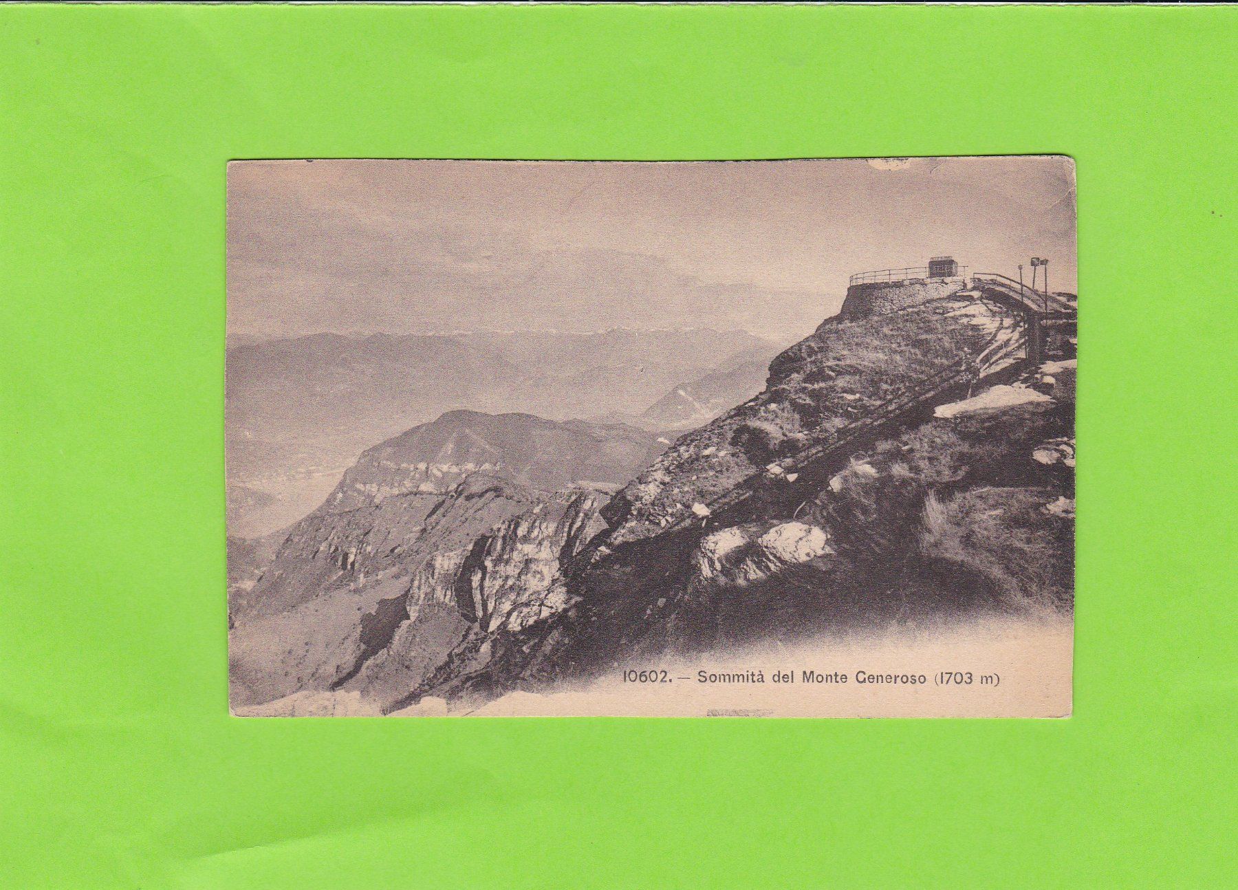 Cartoline postali: Sommità del Monte Generoso – Usato da St. Peterzell venduto da neckertal
