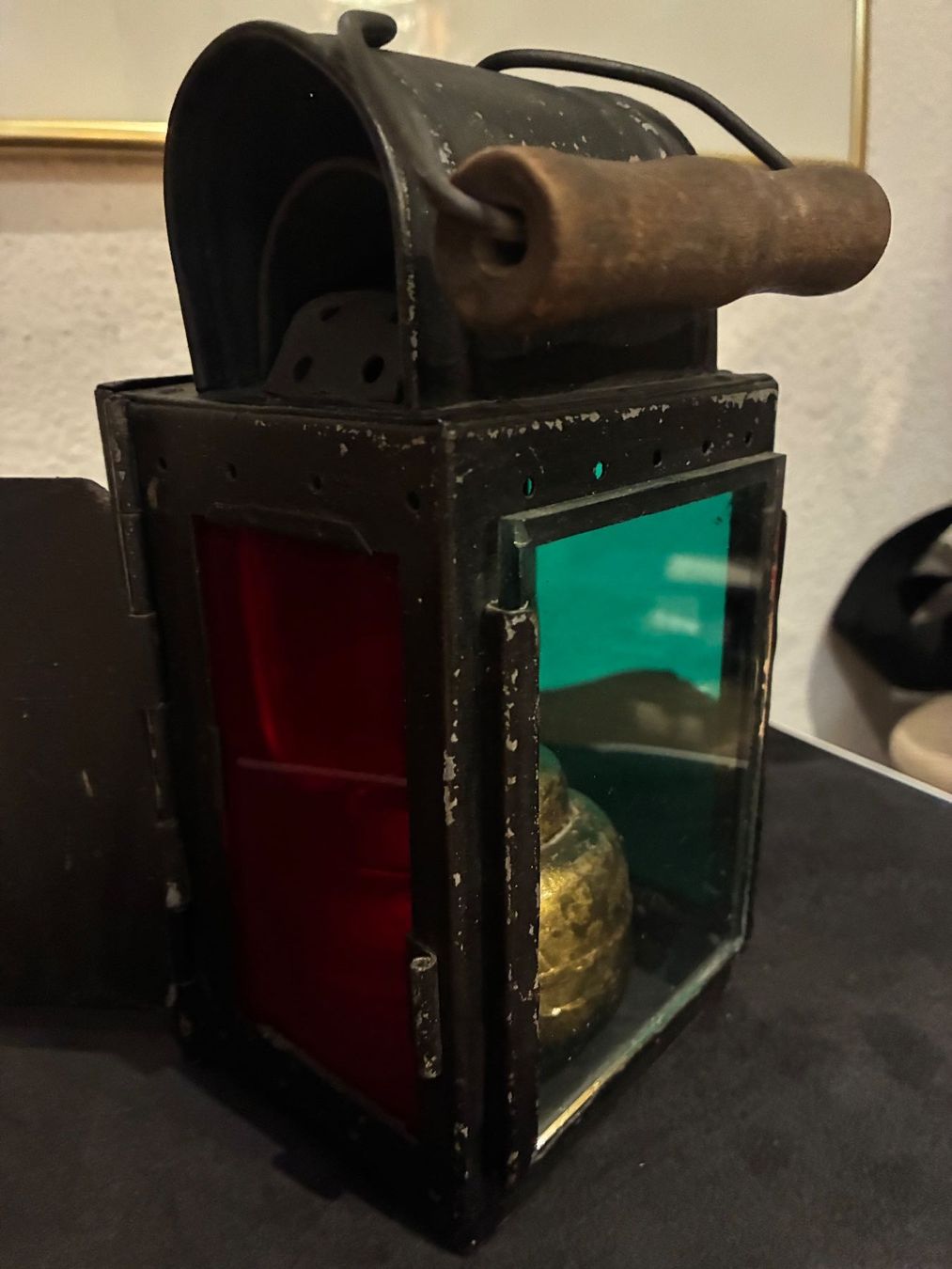 Lampade: Lanterna antica da treno, epoca anni 30, P.K.P – Usato da Savosa venduto da Fransis 2