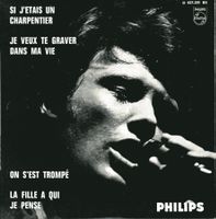 Super 45t EP - JOHNNY HALLYDAY Si j'étais un charpentier