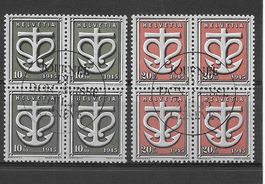 Viererblockserie W19-20 gest. S. 254 3.3.1945 Abart 19.4.02