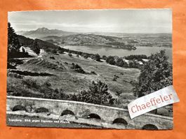 1953 Zugerberg Blick gegen Zugersee und Pilatus