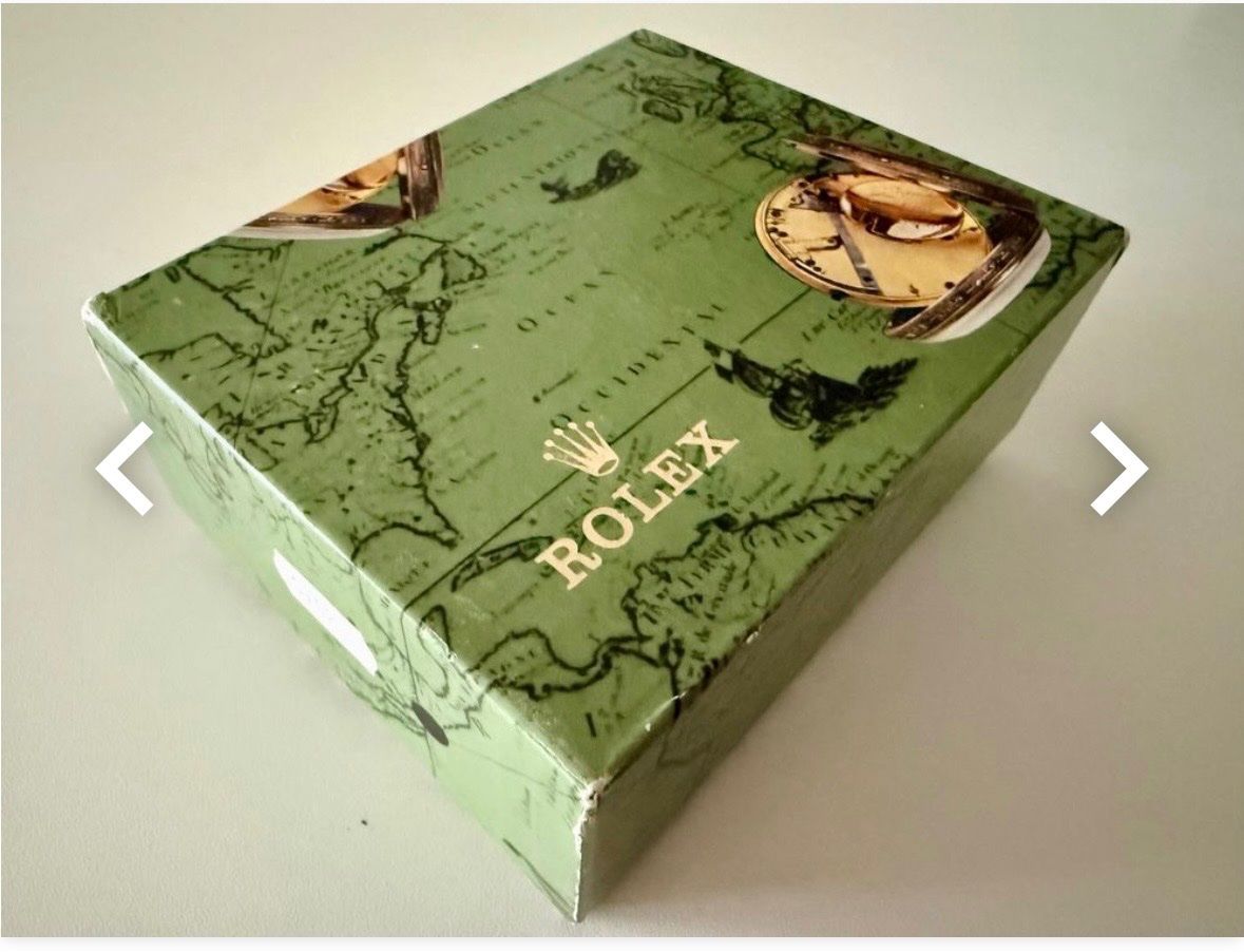 Rolex Scatole porta orologi: ROLEX original vintage worldmap outerbox for Oyster 67480 – Nuovo (secondo la descrizione) da Muraz (Collombey) venduto da Ivm_21