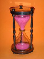 Edle Christofle France Paris Sanduhr Stundenglas Silber 3min