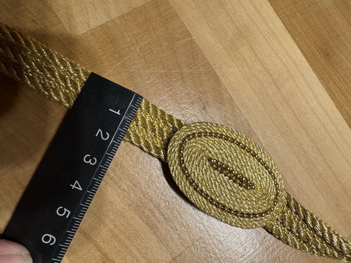 Gürtel: Talliengurt Gold farbig / 70 cm – Gebraucht aus Rümlang von euqinom16 2