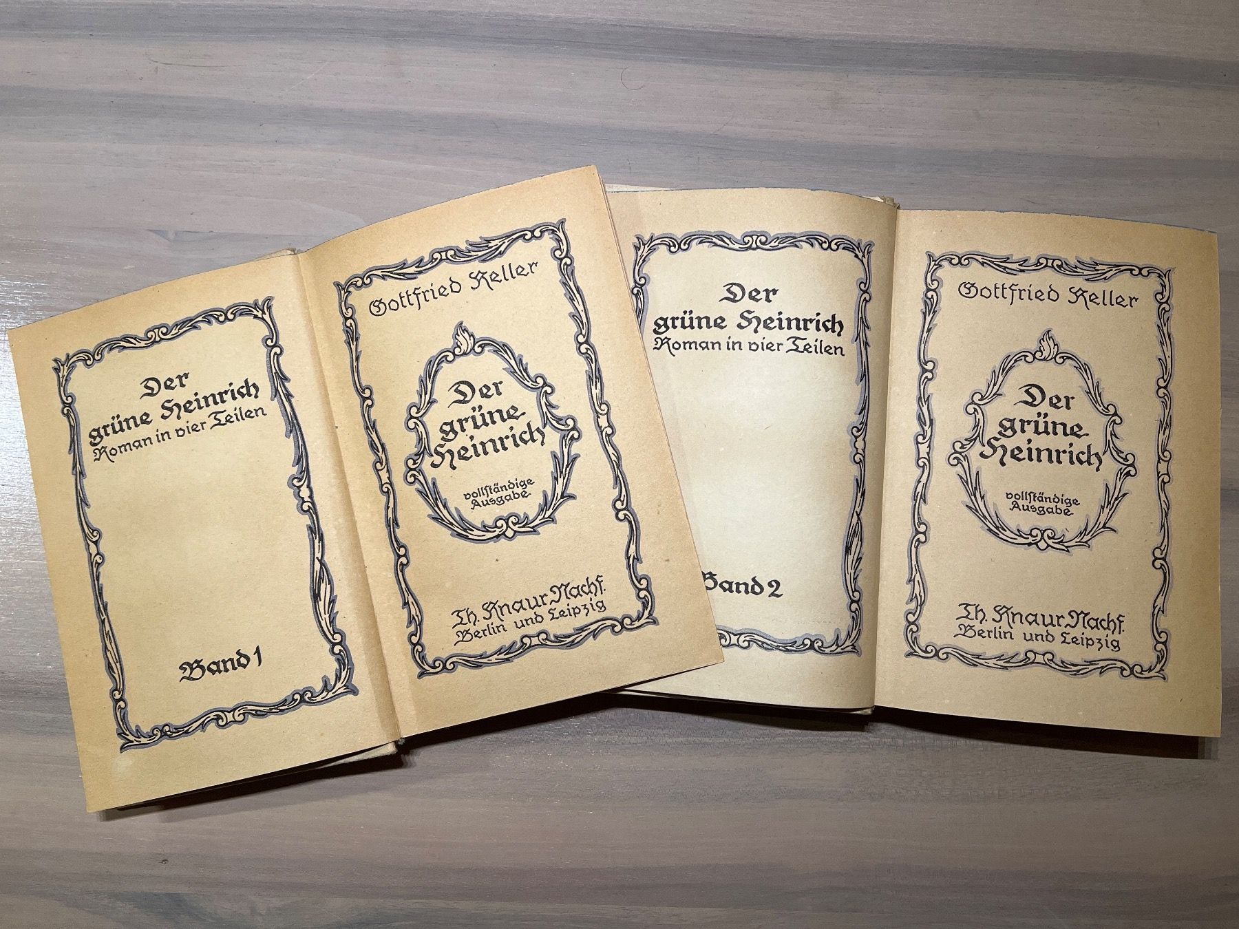 Libri: Der grüne Heinrich, Band 1 & 2 – Usato da Endingen venduto da chocosweet 2