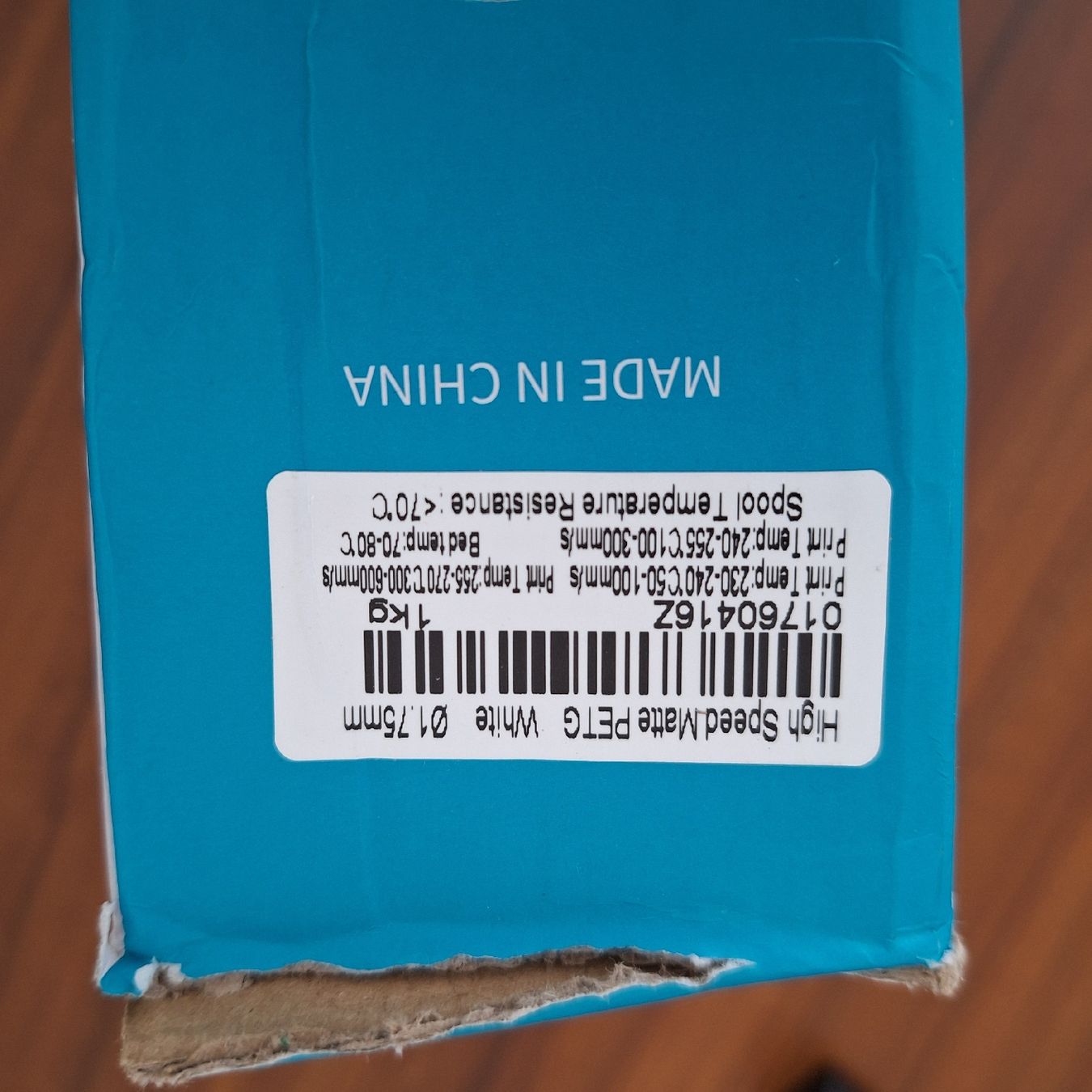 Stampanti 3D: SUNLU PETG High Speed Matte White 1.75mm – Difettoso da Solothurn venduto da Nojted 2
