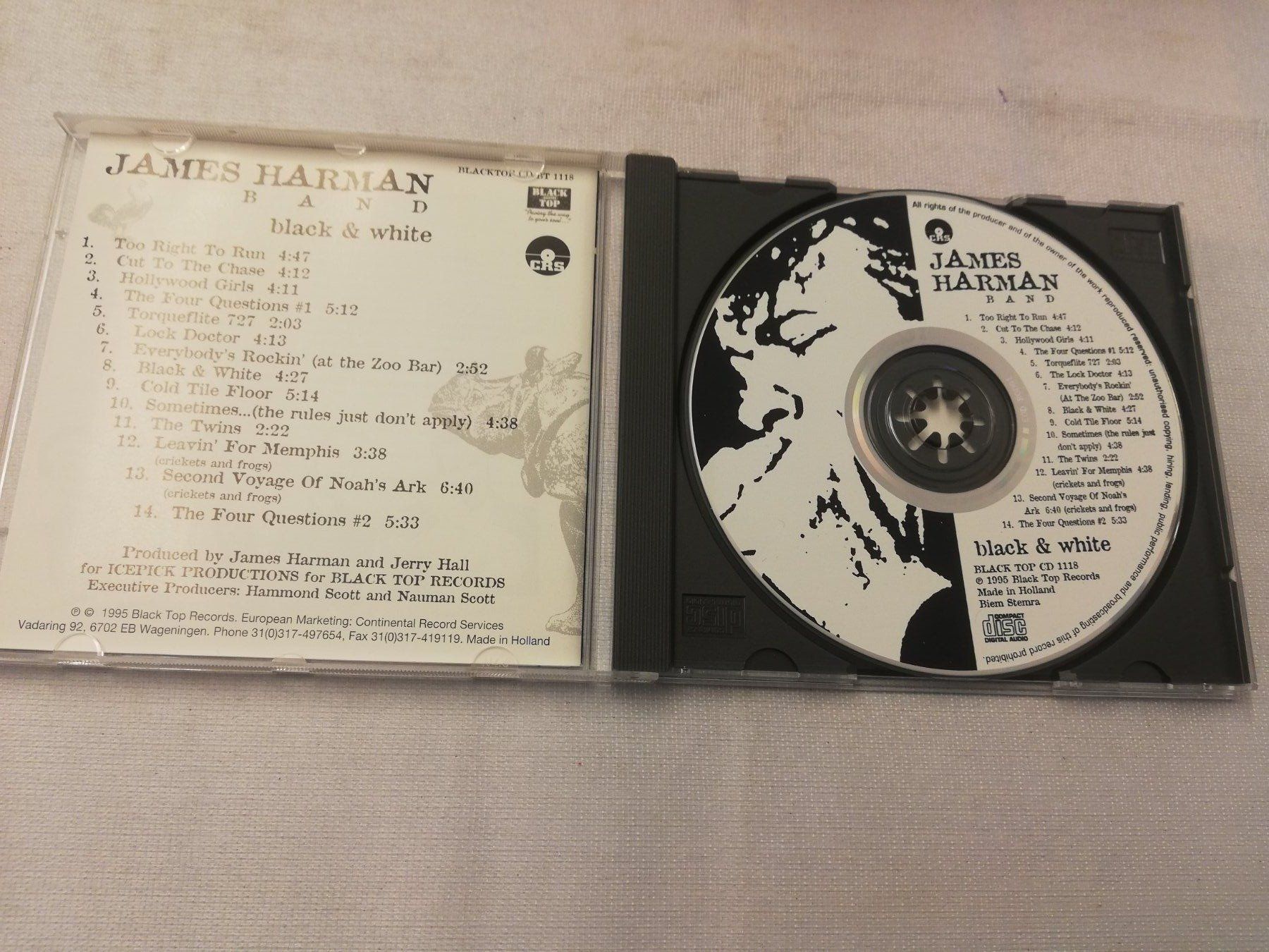 CD: JAMES HARMAN BAND - BLACK & WHITE – Usato da Bern venduto da Vinylsound.ch 2