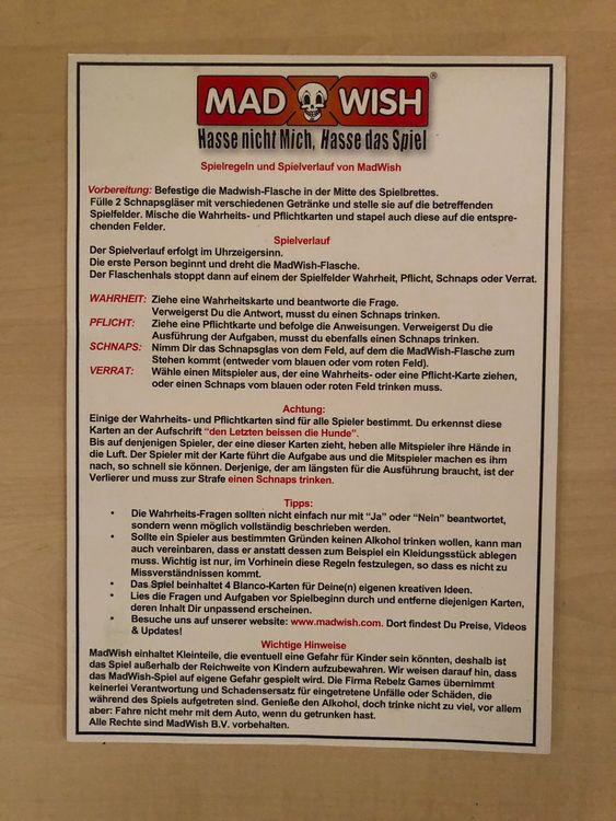 Mad Wish Kaufen auf Ricardo