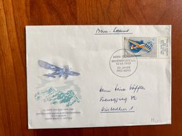 Bern-Locarno Pro Aero 1963 Jubiläumsflugbrief (P842)