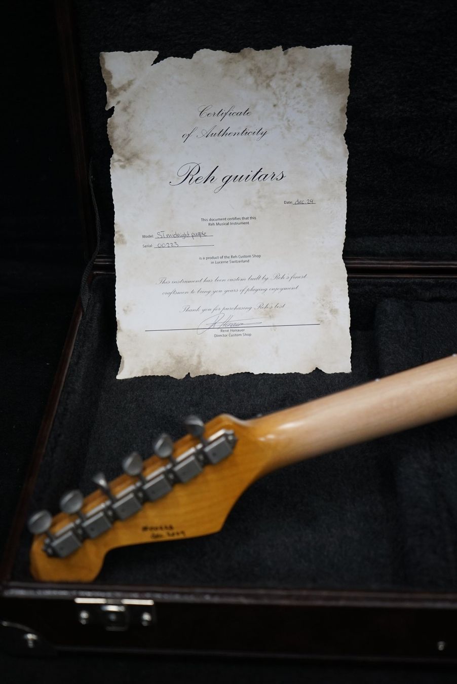 Musikinstrumente: Reh Guitars ST midnight purple – Gebraucht aus Ortschwaben von Musictrade 6