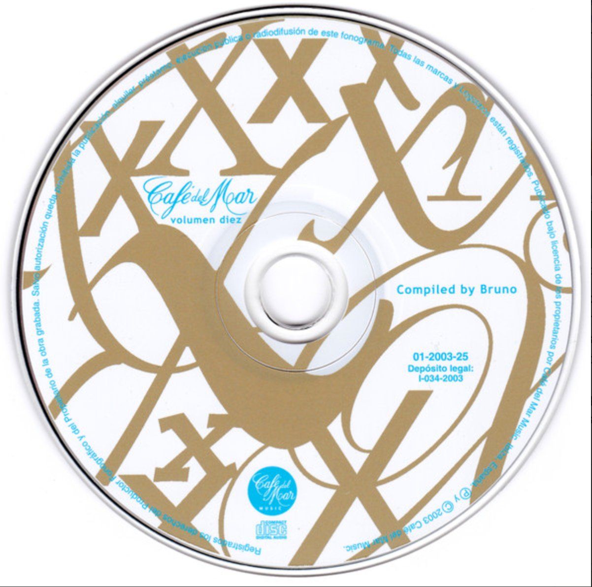 CD: Café del Mar - volumen diez – Usato da Brunnen venduto da Barfly5 2