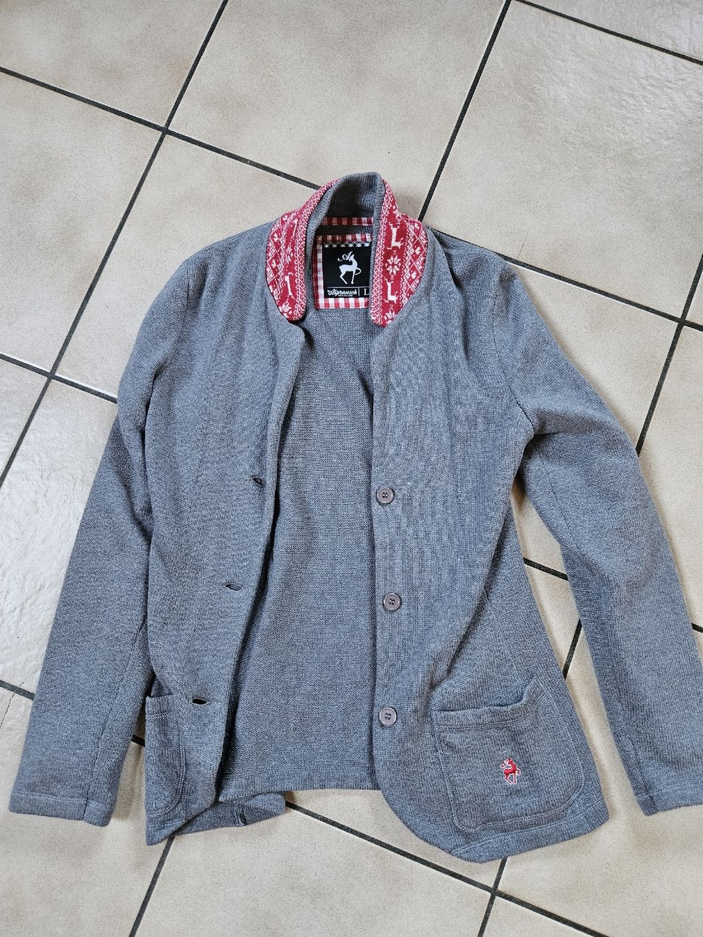 Alprausch Maglioni & Felpe: Alprausch Strickjacke Grau, Grösse L – Usato da Feusisberg venduto da Rosy8835