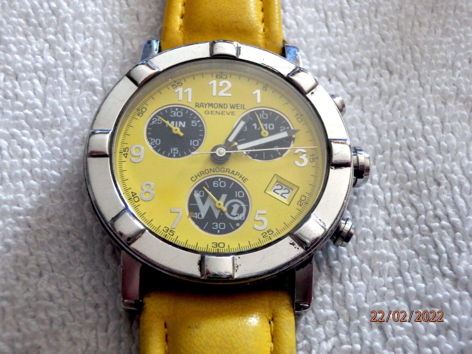 Raymond Weil Uhren: Raymond Weil, Geneve, Chronograph, 37mm – Gebraucht aus Ueberstorf von dinbau 9