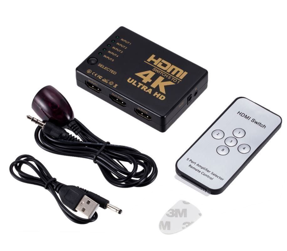 Convertitori: HDMI 1x5 Port Splitter – Nuovo e nell'imballaggio originale da Unterägeri venduto da RmOnline 4