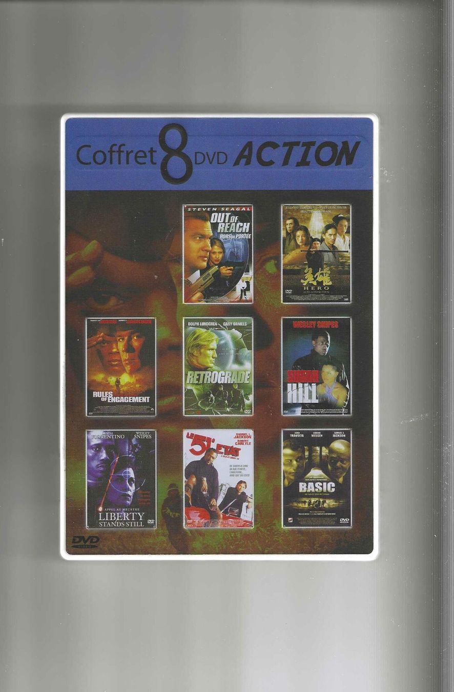 Tutti i DVDs: DVD - Coffret 8 X DVD Action – Usato da Genève venduto da CDLPBookS