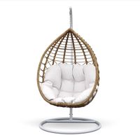 Neuer Hängesessel mit Gestell, Polyrattan, für Garten
