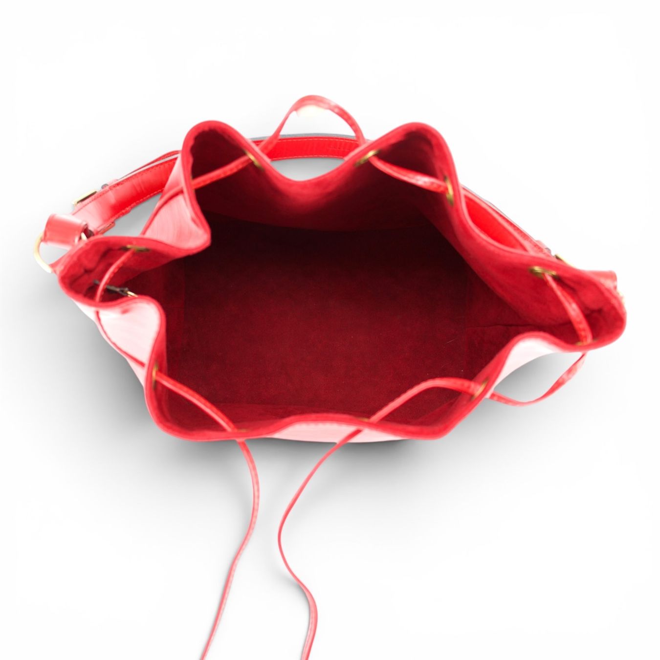 Louis Vuitton Borse da donna: Louis Vuitton Grand Noé Epi rot – Usato da Binningen venduto da Designerlabels 4
