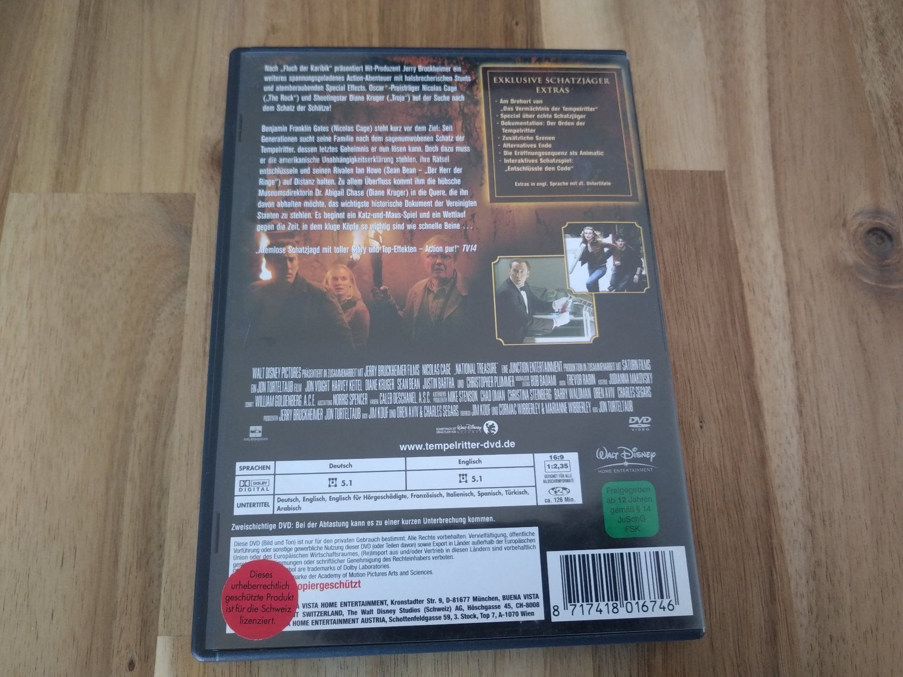 Tutti i DVDs: Das Vermächtnis der Tempelritter – Usato da Olten venduto da prusik02 2