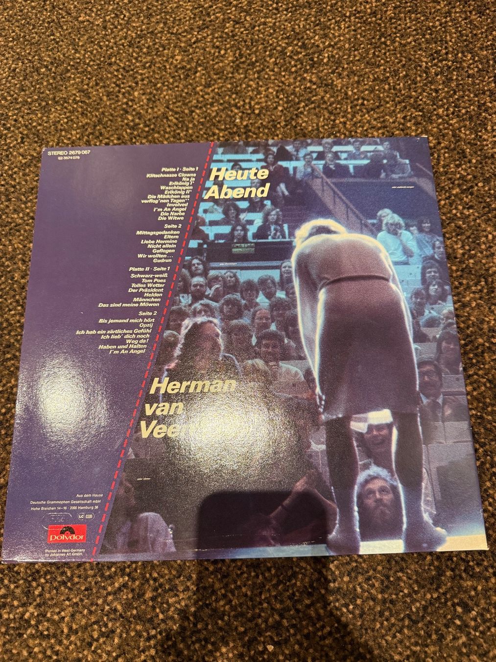 Vinyles: Schallplatte / Van Veen / Heute Abend – D'occasion à Freidorf TG par sarotiko 2