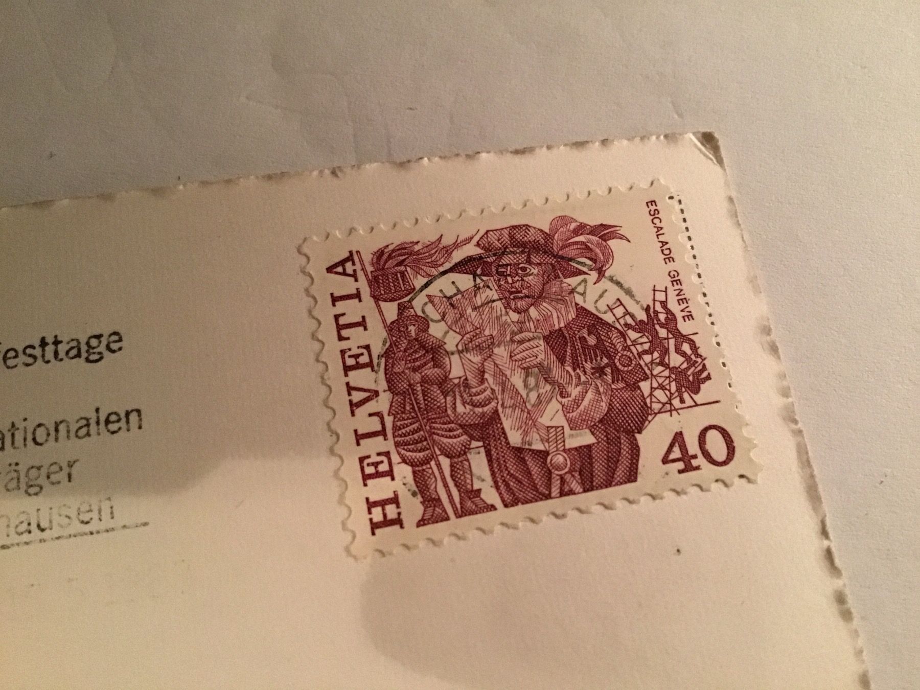 Ansichtskarten: Schaffhausen – Gebraucht aus Thierachern von sweden08 1