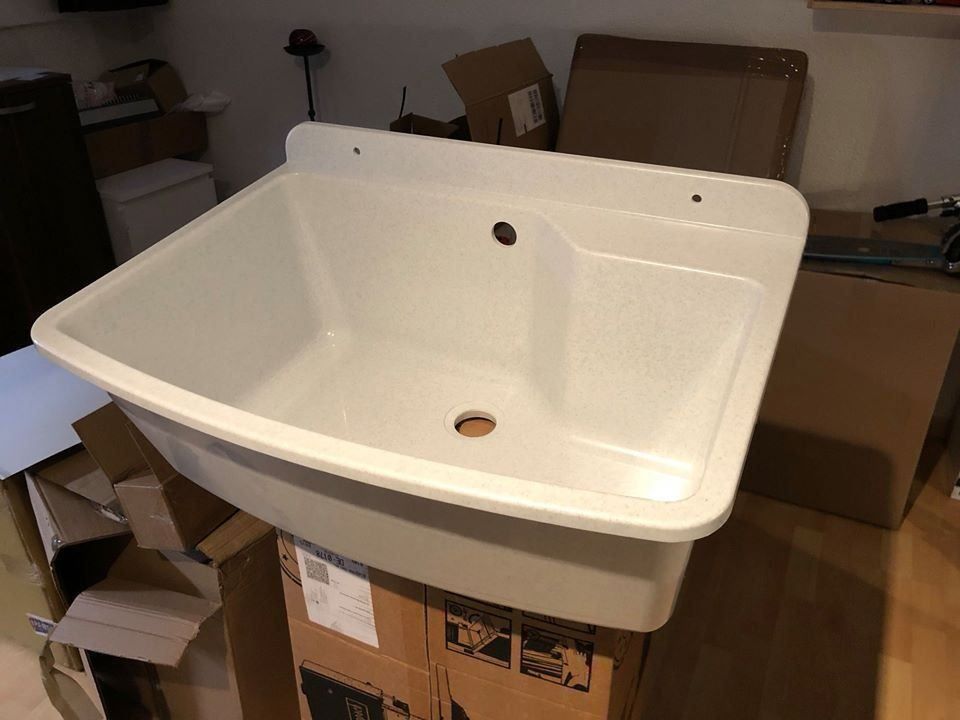 Lavabi & lavandini: Waschtrog Maxi Waschbecken NEU – Nuovo e nell'imballaggio originale da Untersiggenthal venduto da customs