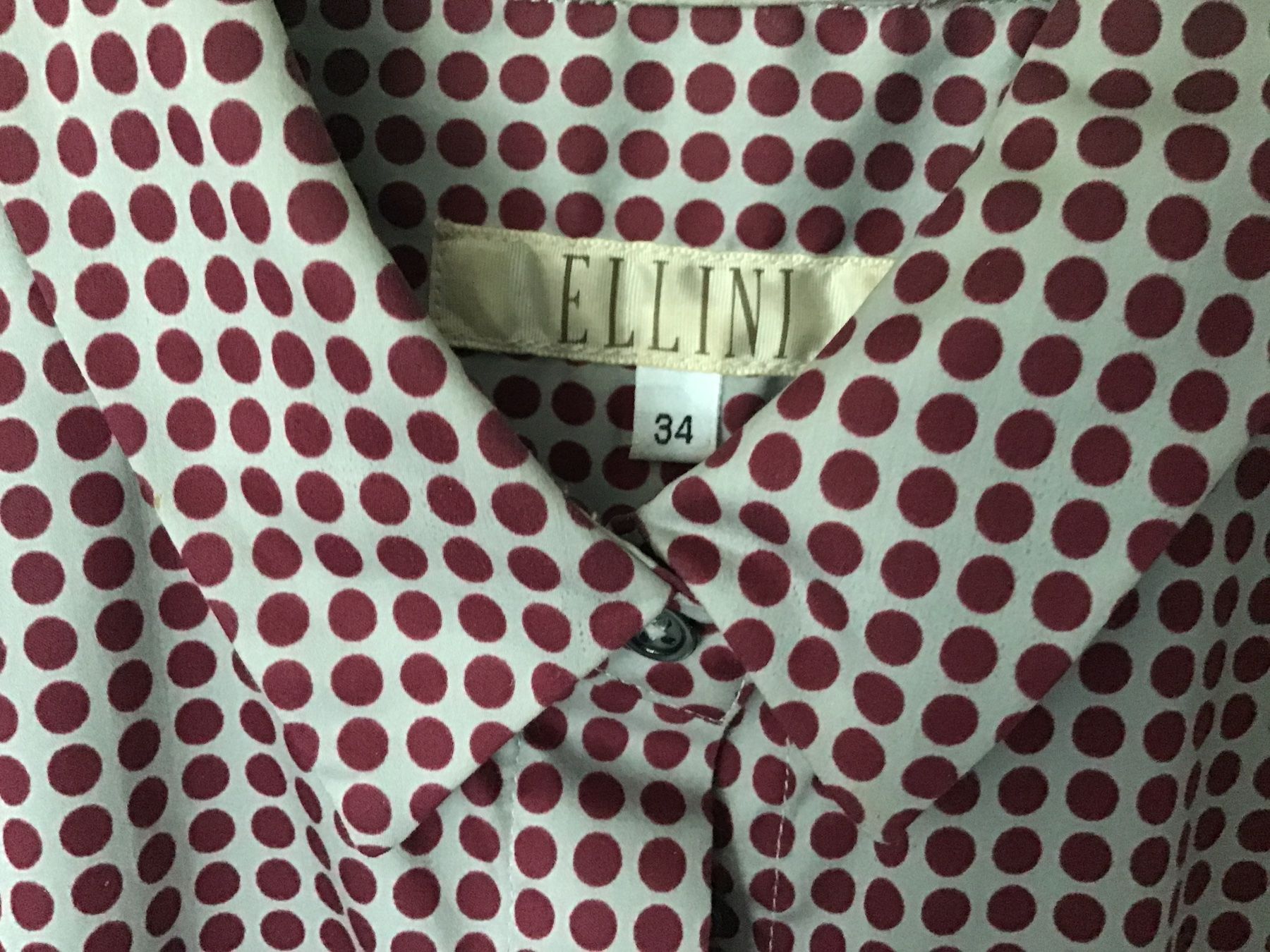 Camicette: ELLINI BLUSE GRAU/BORDEAUX TUPFEN – Nuovo (secondo la descrizione) da Glattfelden venduto da ire_w6h2 3