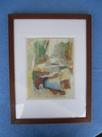 Karl Schätti 1923-1985 - Gouache - betitelt: Bach - sig. dat