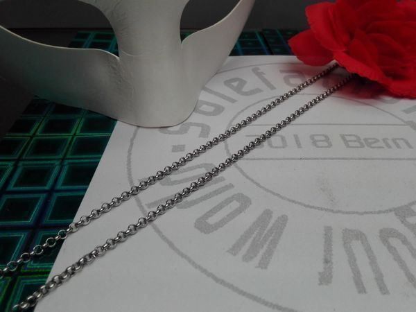 Catenine: Edelstahl Halskette 60cm Ankerkette – Nuovo (secondo la descrizione) da Luzern venduto da Salefactory 1