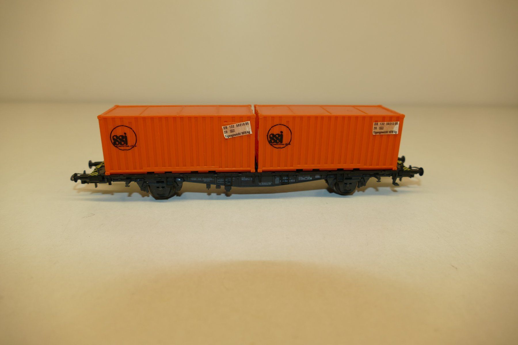 Modellini di ferrovie: Röwa H0: Containerwagen SSI Container – Nuovo (secondo la descrizione) da Niederhasli venduto da rail-duerst 2