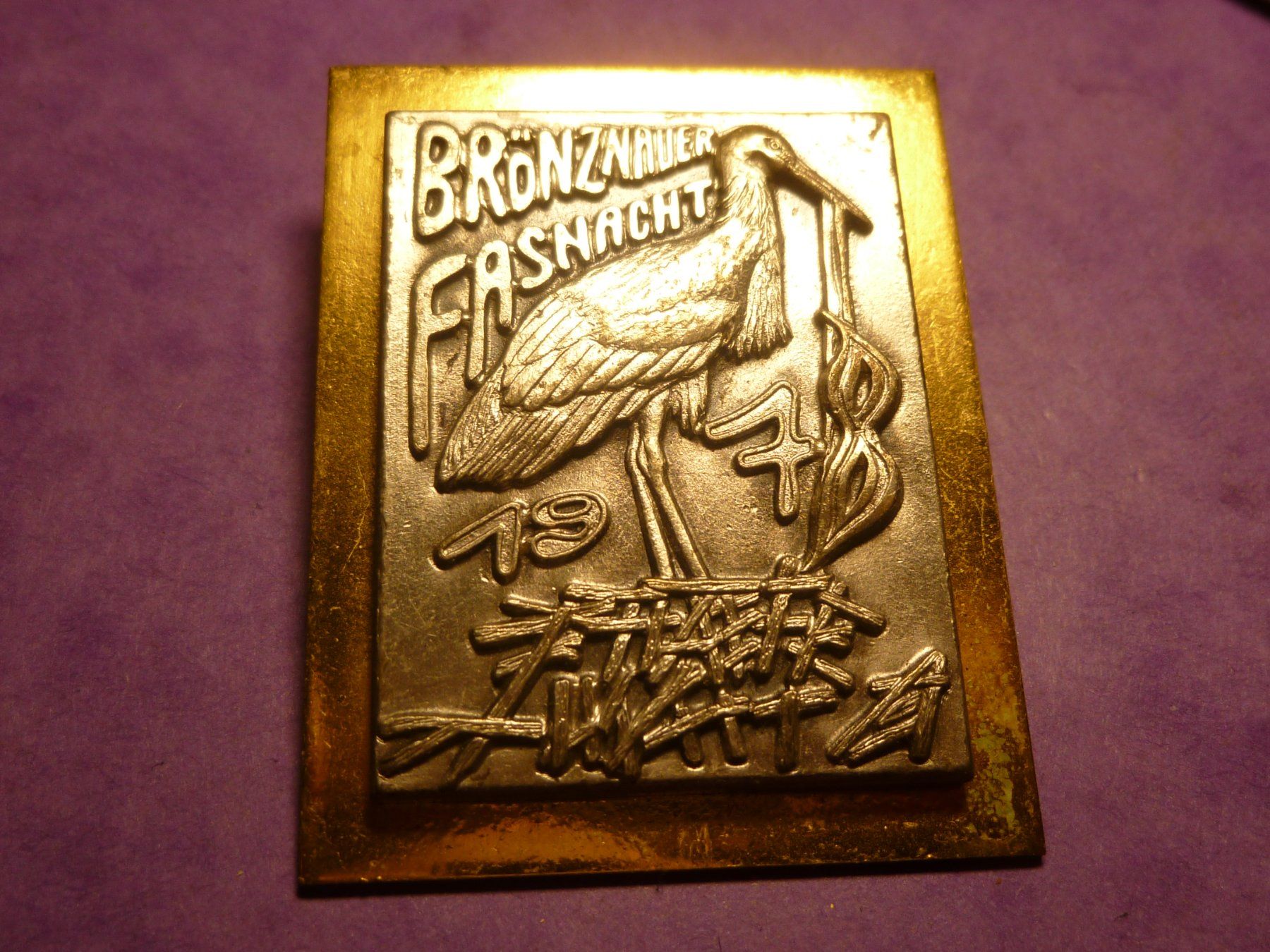 Placchette & Badge: BRÖNZNAU 1978 GOLD – Usato da Ried (Muotathal) venduto da Mandarin02