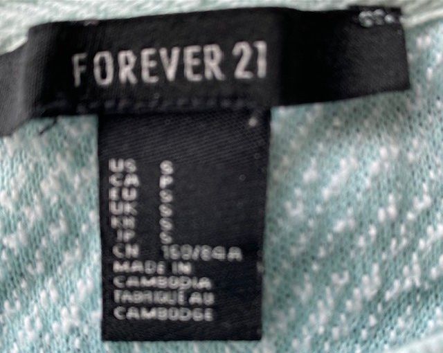 Maglioni & Felpe: Forever 21 Damenpullover Grösse S/M, mintgrün, Baumwolle – Usato da Ergisch venduto da July64 1