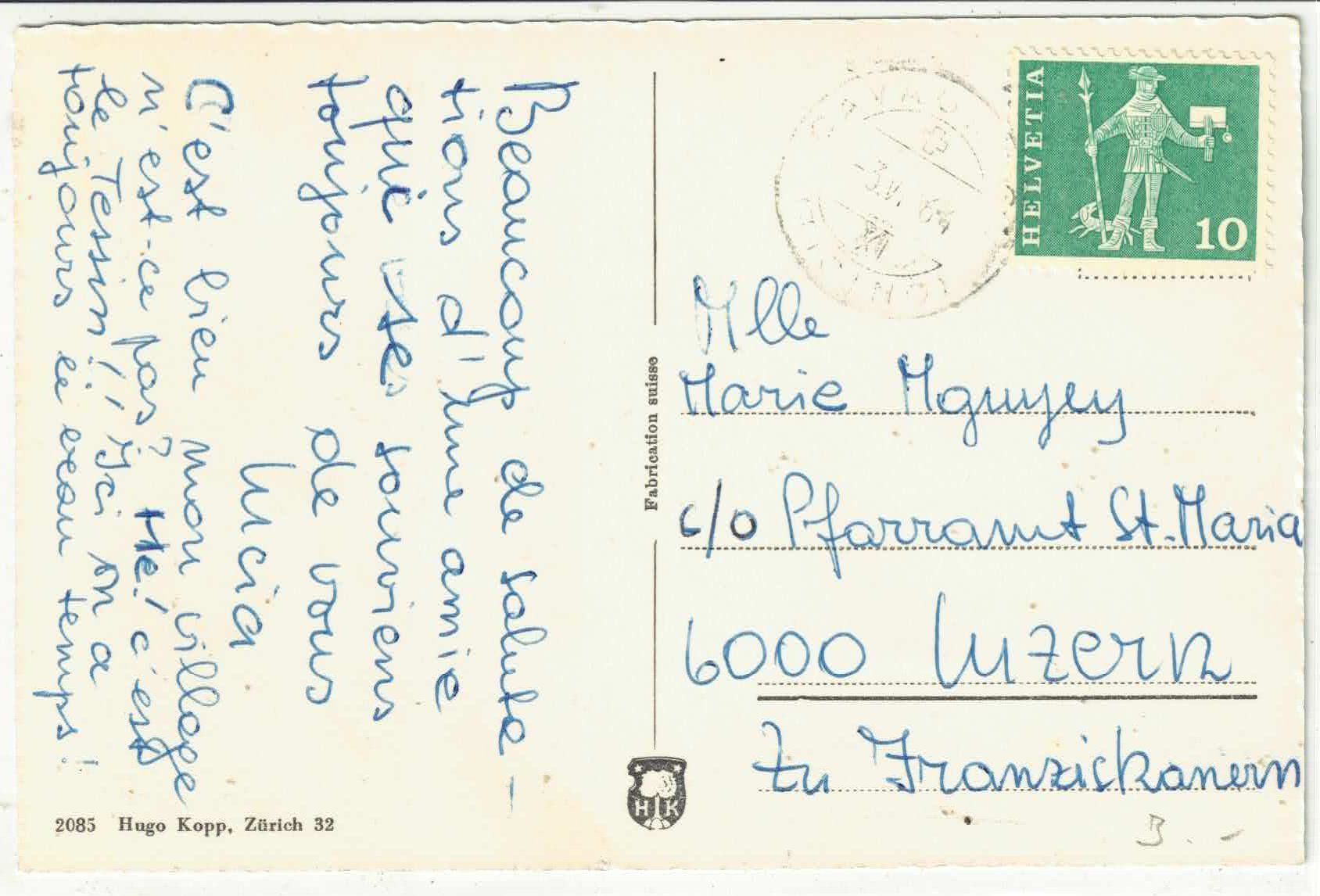 Cartes postales: Cavagnago - Vue generale – D'occasion à Ettingen par Kartenplanet 1