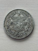 5 Franken Münze Silber 1908 Schweiz