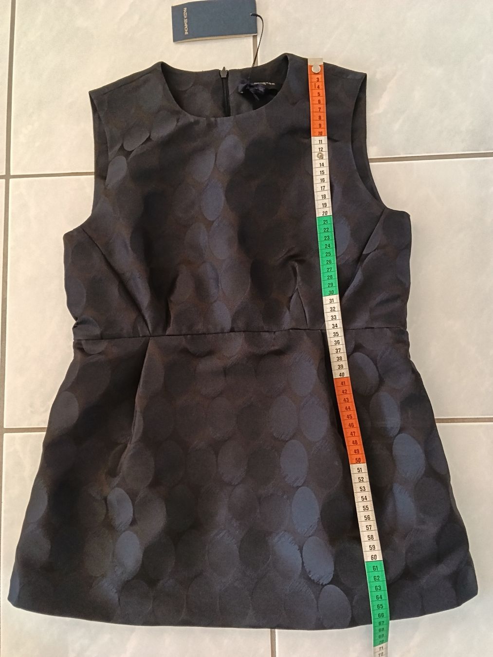 Blusen: Blouse neuve, S/36, Piazza Sempione, sans manches, polyester – Neu und originalverpackt aus Neuchâtel von Virgule50 3