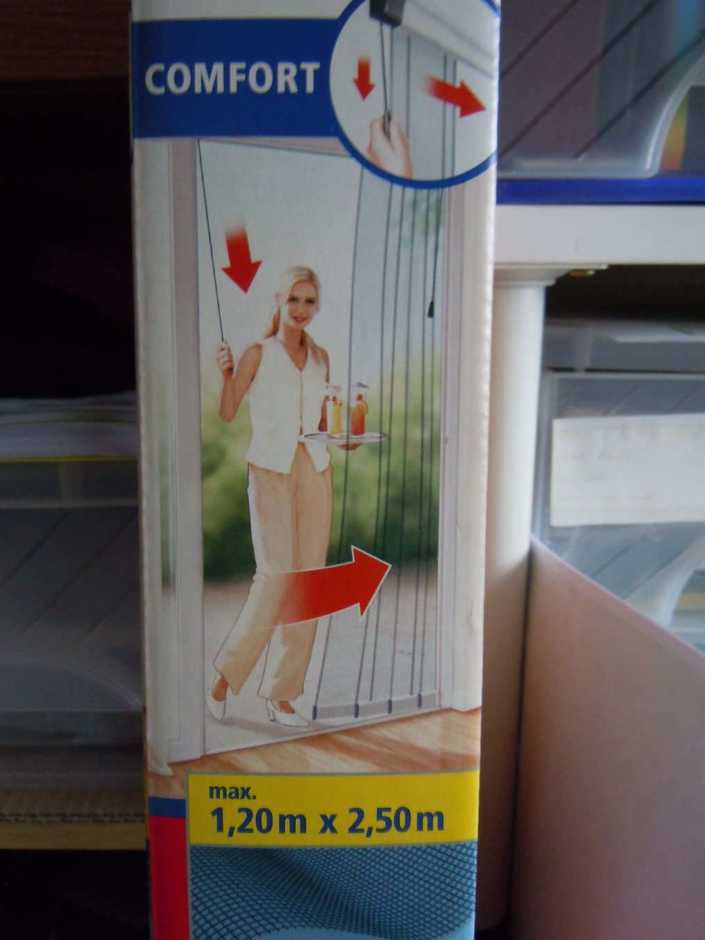 Sonstiges für Haushalt & Wohnen: Fliegengitter Türe von TESA 120 - 250 cm – Neu und originalverpackt aus Luzern von Baumli1 1