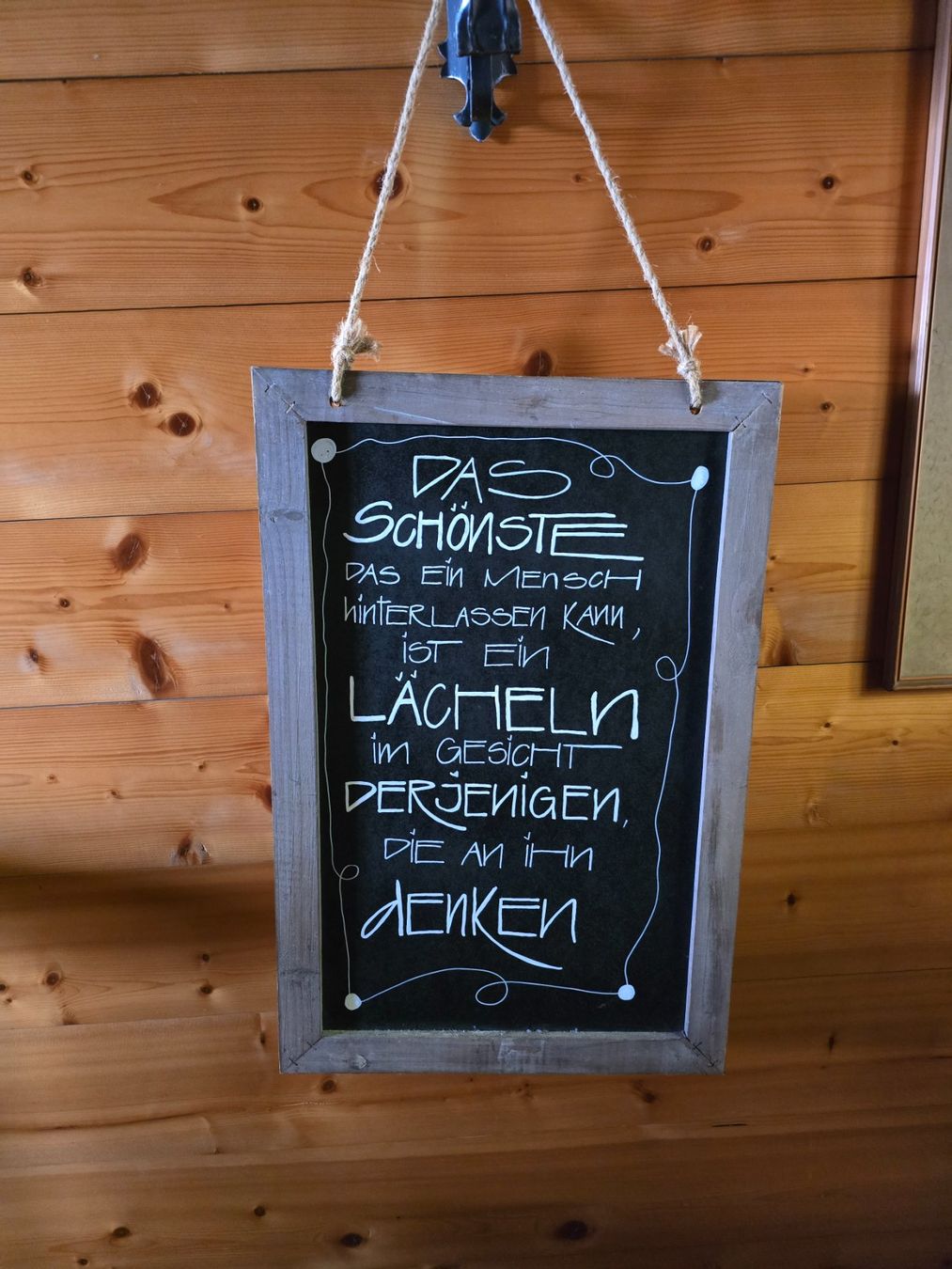 Tutte le decorazioni: Dekoschild/Tafel mit schönem Spruch – Usato da Reute AR venduto da angelflower