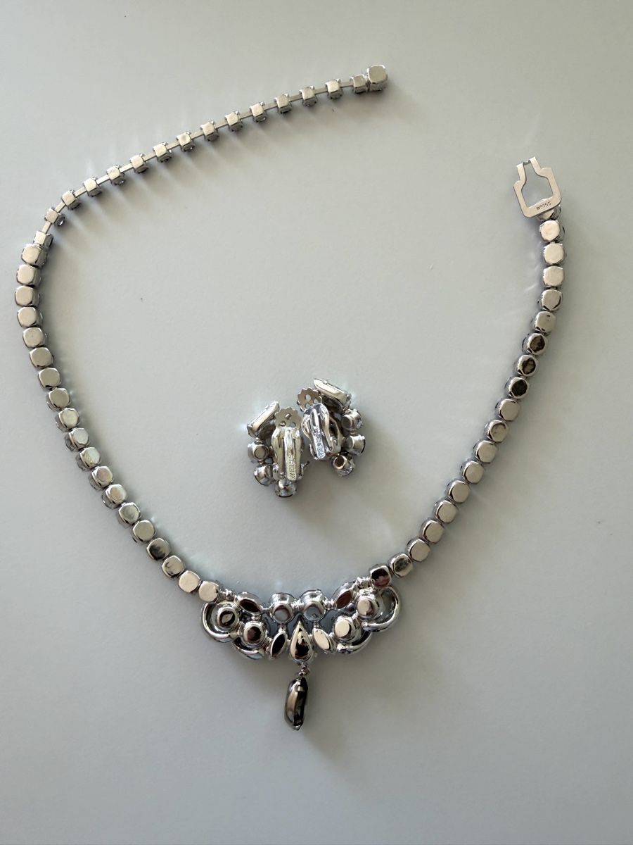 Altri gioielli: Art- Deco Collier von WEISS mit Ohrclips – Usato da Münsingen venduto da Krone75 4