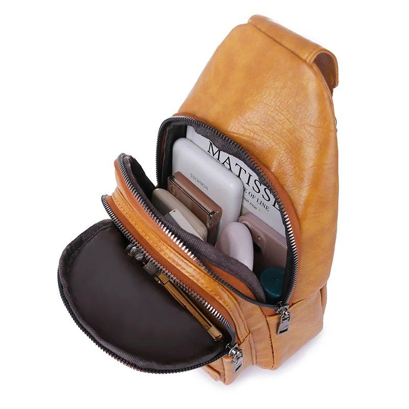 Borse: Multifunktionale Umhängetasche Retro aus PU-Leder – Nuovo e nell'imballaggio originale da Lausanne venduto da FASHION-WORLD-SHOP 8