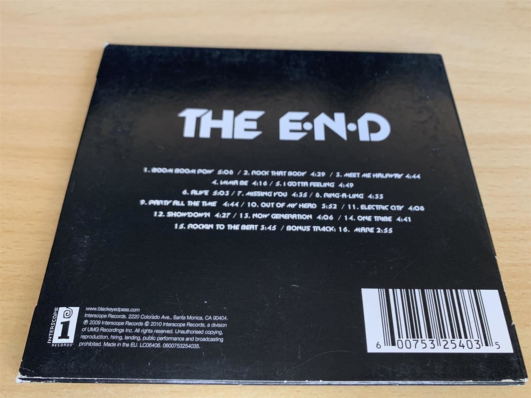 CDs: The Black Eyed Peas – The E·N·D – Gebraucht aus Rikon im Tösstal von Alpenmutz 1