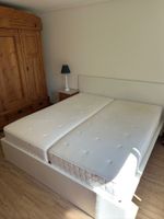 IKEA MALM Doppelbett 180 × 200 cm Weiß inkl. 2 Lattenroste