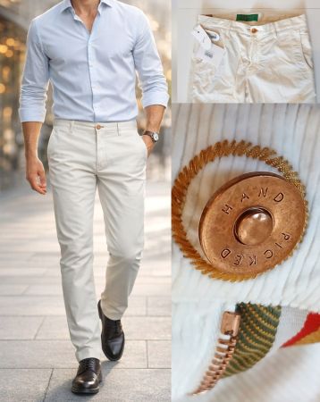 Rare ! Elégant pantalon neuf Handpicked (W33)