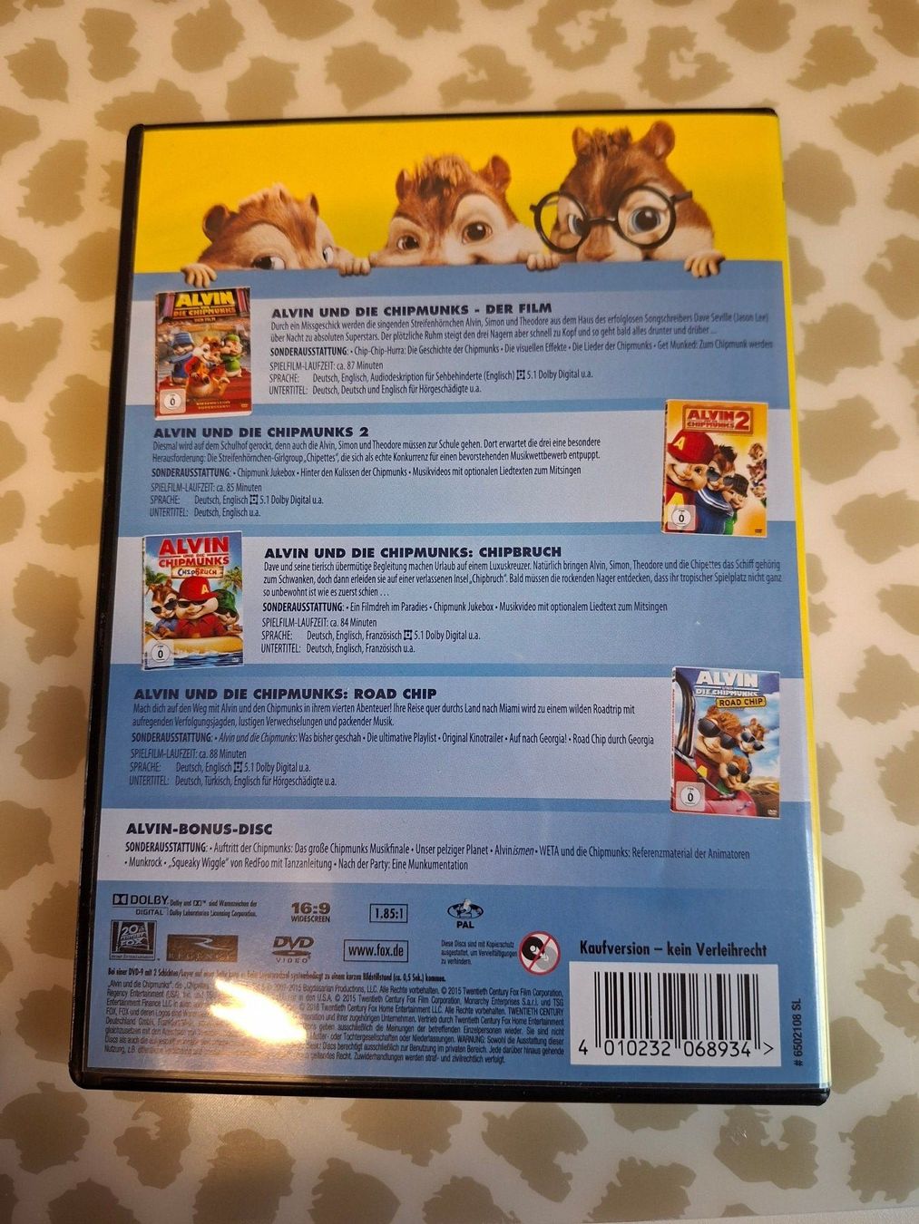 Tutti i DVDs: DVD Alvin und die Chipmunks Collection – Usato da Oberwil/Dägerlen venduto da Dominique1606 1
