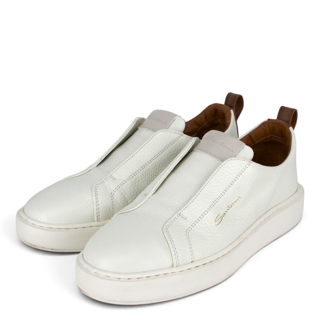 Santoni Scarpe da donna: Santoni Sneaker weiss Gr. 37 – Usato da Binningen venduto da Designerlabels