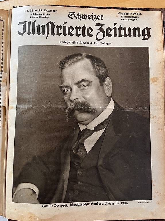 Riviste & Magazine: Schweizer Illustrierte Zeitung 1914-1915 – Usato da Grenchen venduto da mammamia25 2