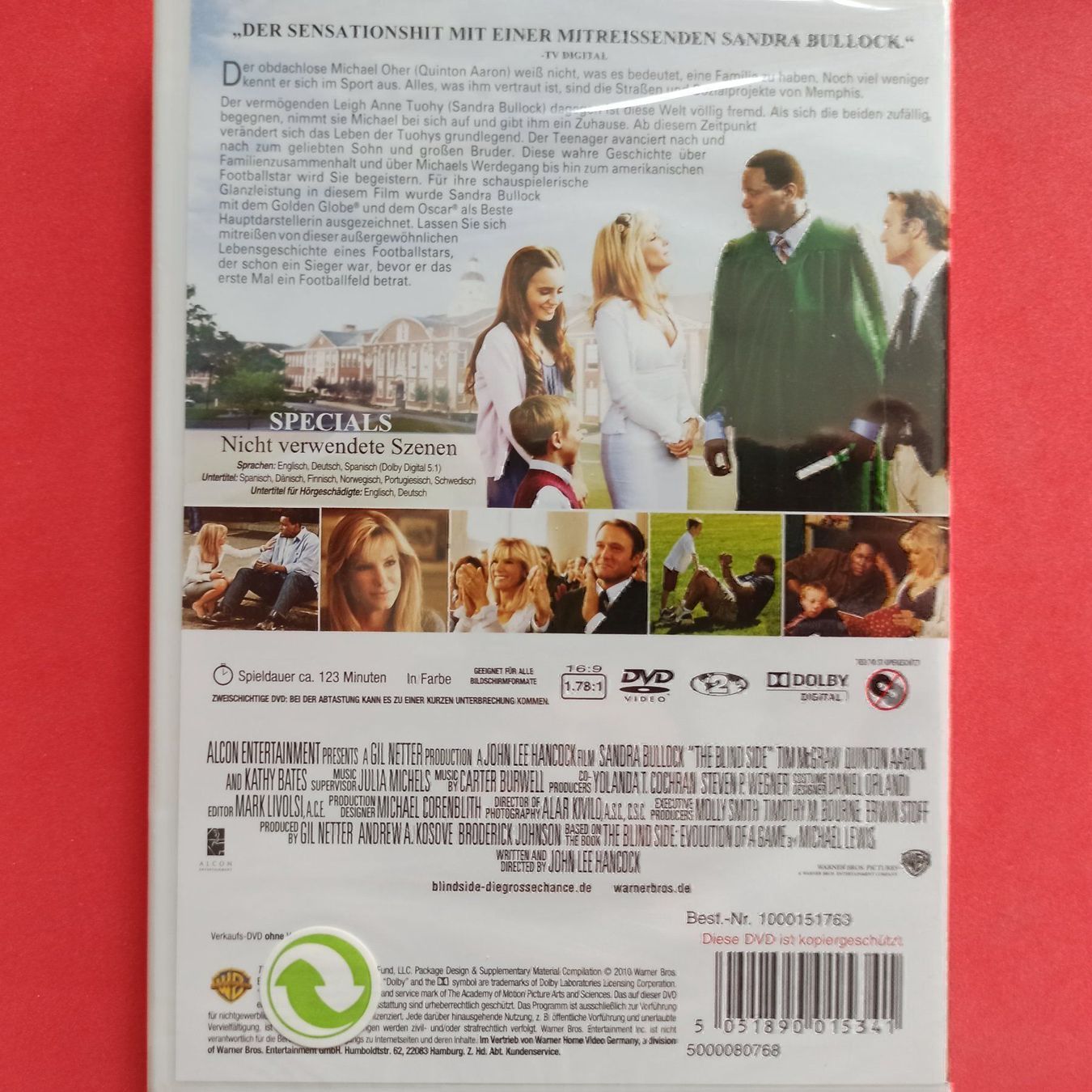 Tutti i DVDs: Blind Side - Die große Chance - NEU – Nuovo e nell'imballaggio originale da Dübendorf venduto da kb86_MOVIE 1