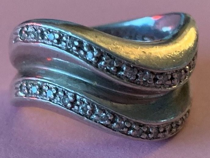 Anelli: Silberring Dynamisch (Rg60/19) – Usato da Dittingen venduto da Bijoubelle 1