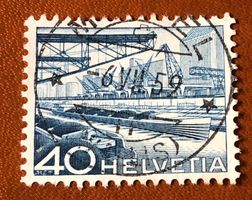 Nr.305 mit Stempel Technik und Landschaft   