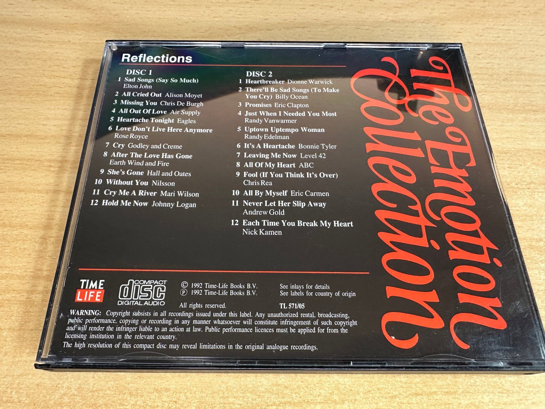 CD: Y3 Various – The Emotion Collection - Reflections - 2 CD – Usato da Rikon im Tösstal venduto da Alpenmutz 1